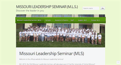 Desktop Screenshot of moleadership.com